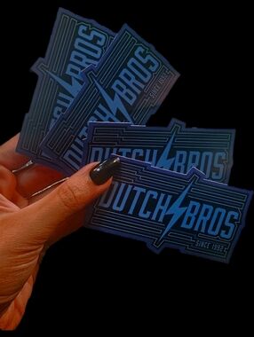Set Of 4✌️✌️ Dutch Bros Limited Edition Stickers ✨️Nwt✨️